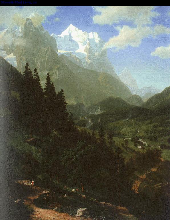 Albert Bierstadt The Wetterhorn